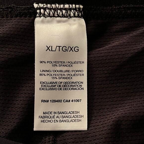 Greg Norman PlayDry Black Golf Skort XL Stretch Pull-On Activewear Skirt - Picture 5 of 7